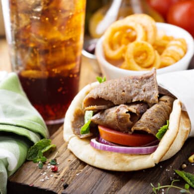 Regular Combo Gyro at Gyro Shop Dining