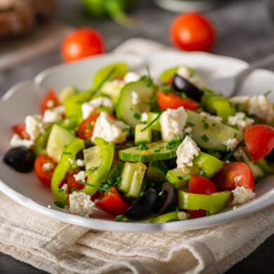 Greek Salad at Gyro Shop Dining