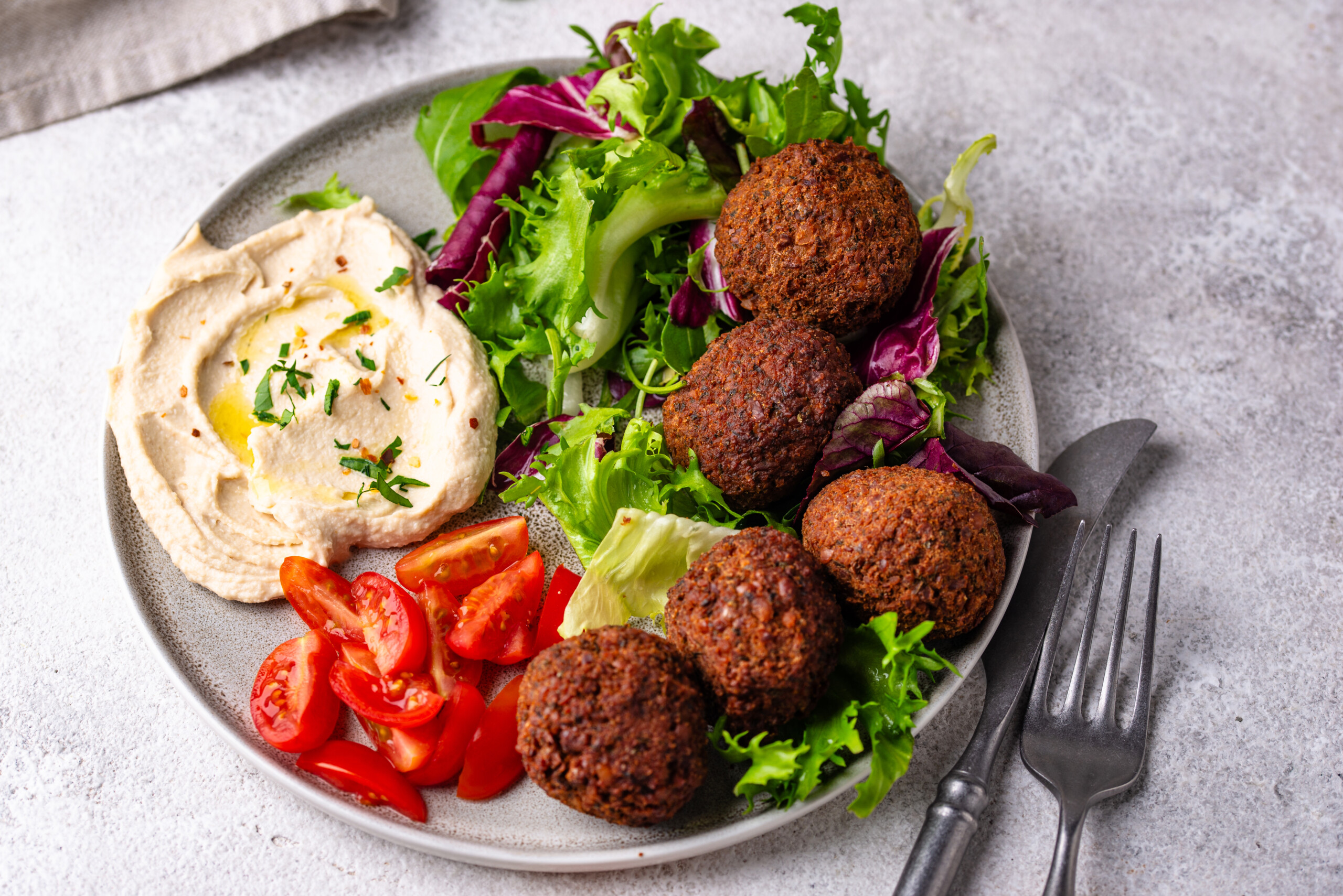 Falafel platter